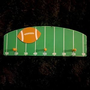 3 Peg Football wall decor